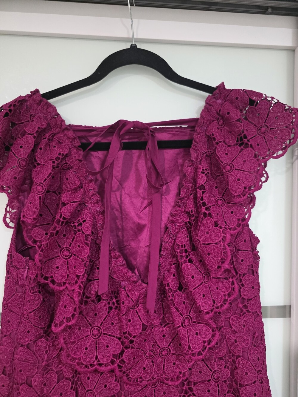 Kate Spade New York Spade Lace Mini Dress Beetjuice Size 14 NWT - Picture 12 of 15
